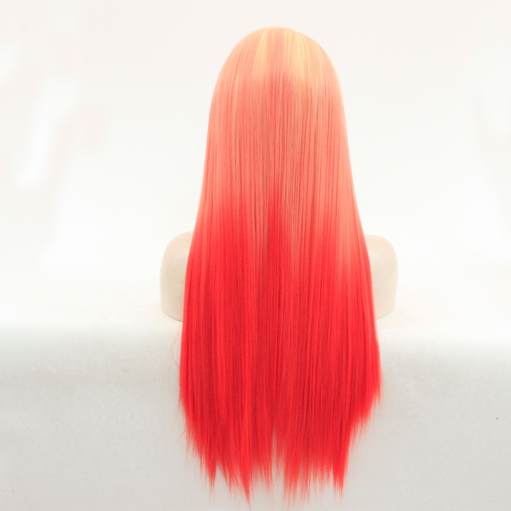 3 Color Hightlights Lace Front Wigs Synthetic - Picture 5 of 5